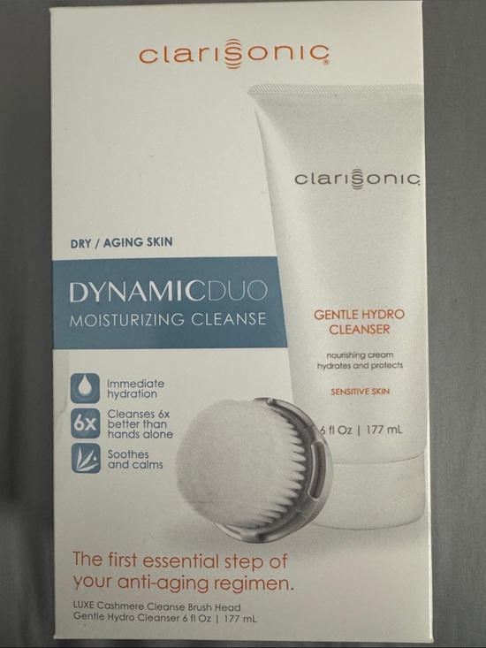 Clarisonic Other - Clarisonic Dynamic Duo Moisturizing Cleanse - cashmere brush and cleanser-NIB